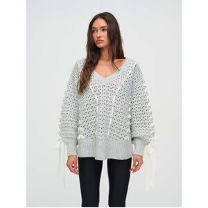 SOLD
For Love And Lemons Liberty V-Neck Sweater